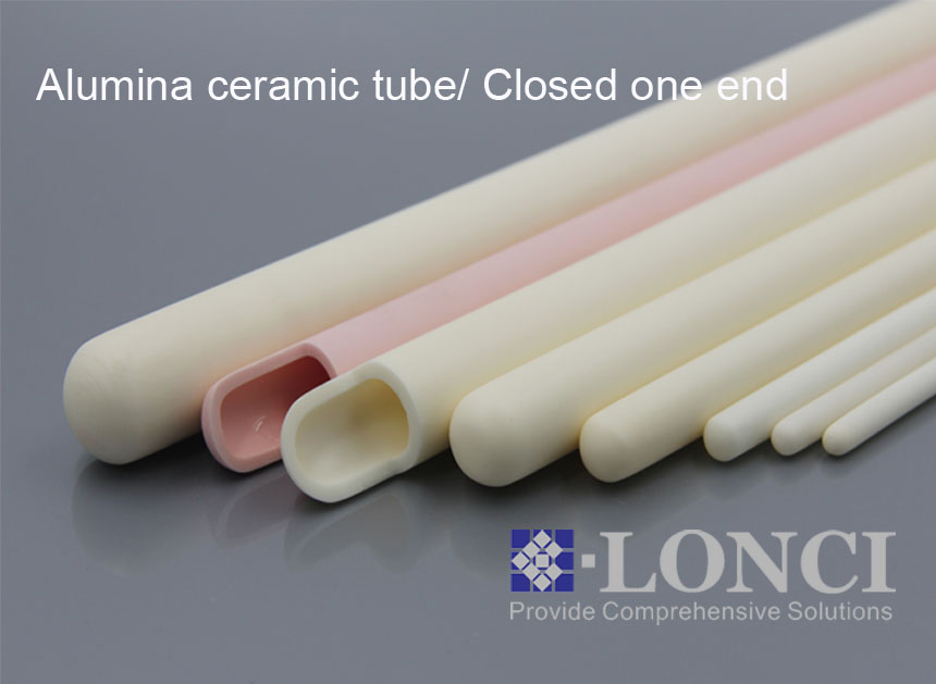 Alumina Ceramic Thermocouple-protection Tube/Closed One End