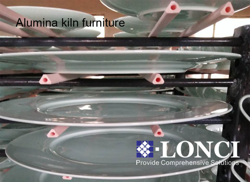 Alumina kiln furniture