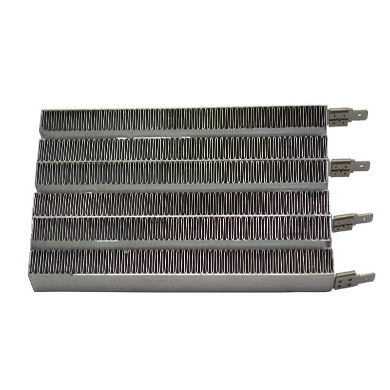 PTC corrugated heater surface coating