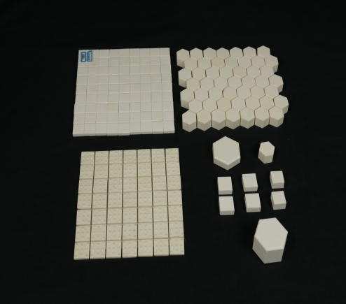 Hexagonal/ square ceramic tile