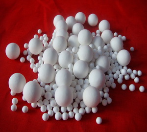 Inert ceramic balls