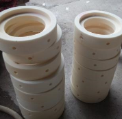 Alumina ceramic ring with holes