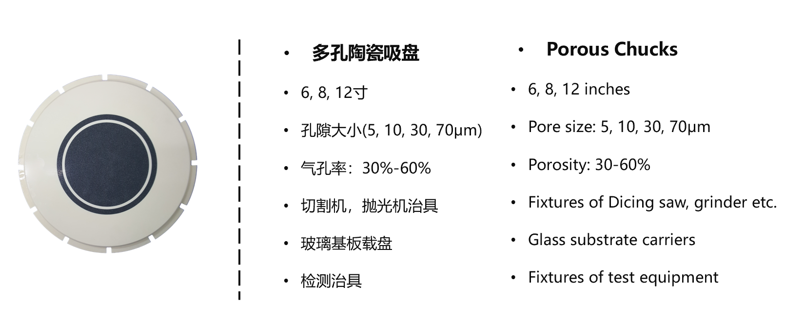 多孔陶瓷吸盘