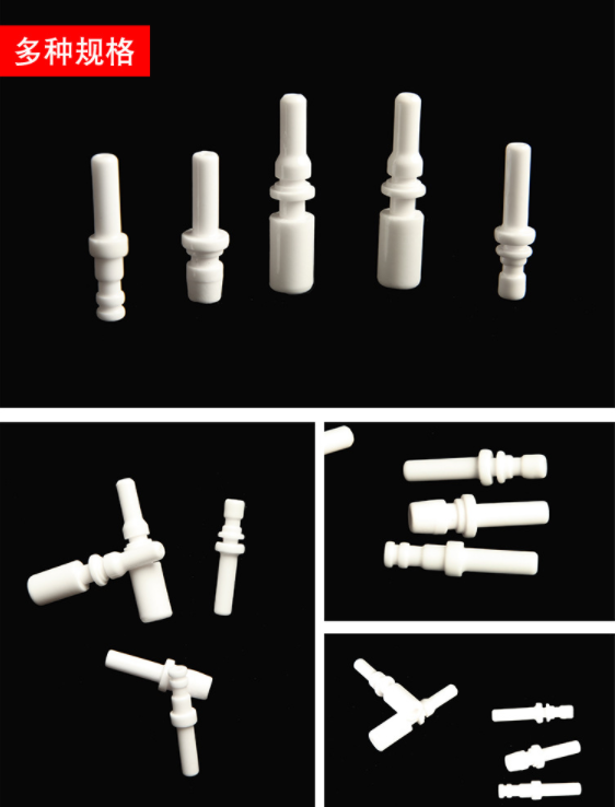 厂家直销点火针陶瓷 95氧化铝陶瓷点火配件 支持非标定制陶瓷件